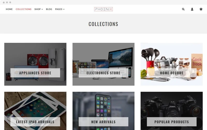 Kitchen Appliances Shopify Theme - Phoenix