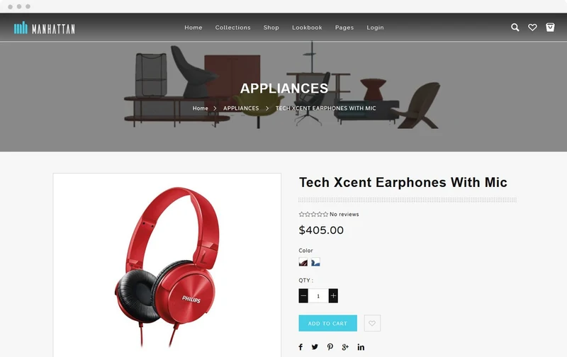 Electronic Shopify Theme - Manhattan