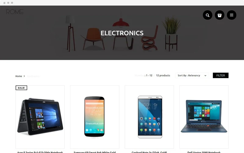 Electronic Shopify Theme - Rome