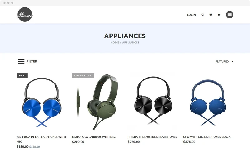 Electronic Shopify Theme - Miami