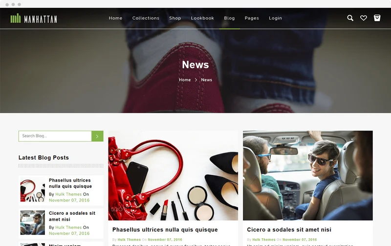 Sports Shopify Theme - Manhattan
