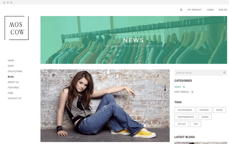 Sports Shopify Theme - Moscow