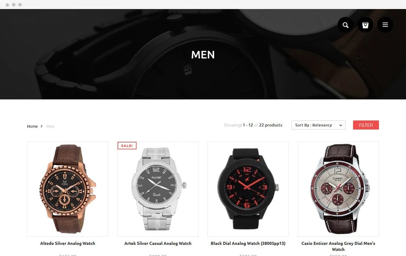 Sports Shopify Theme - Rome