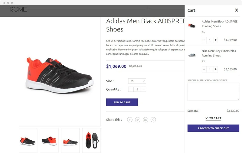 Sports Shopify Theme - Rome