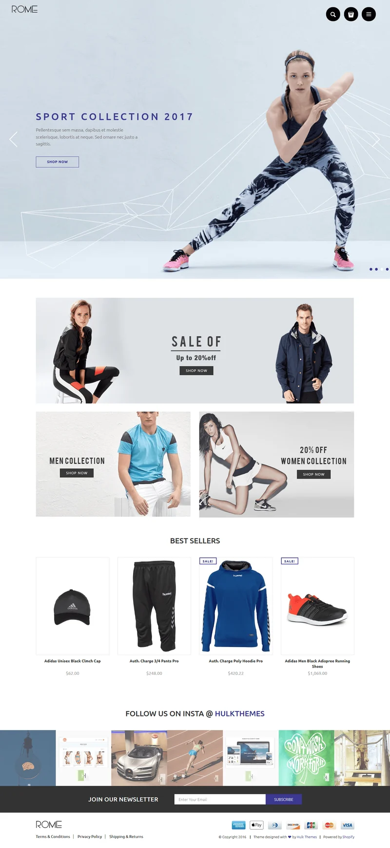 Rome Shopify Theme - HulkApps