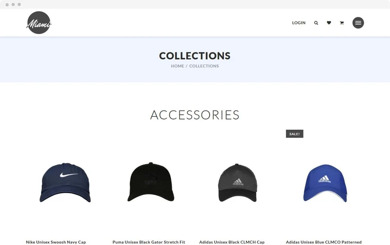 Sports Shopify Theme - Miami