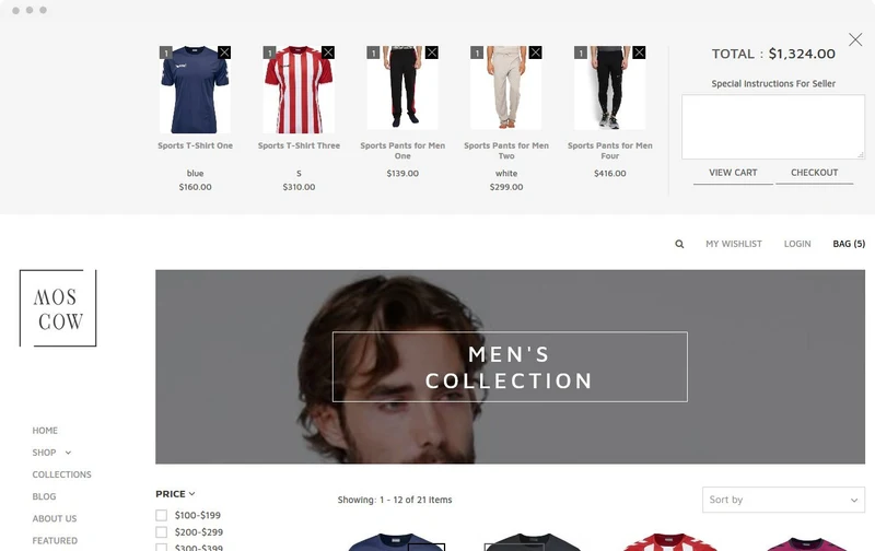 Sport Shoes Shopify Theme - Moscow