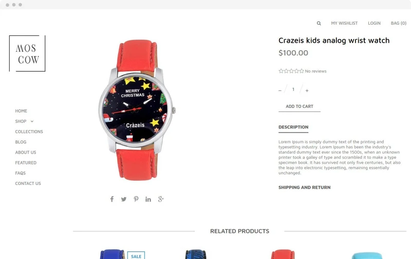 Sportswear Shopify Theme - Moscow