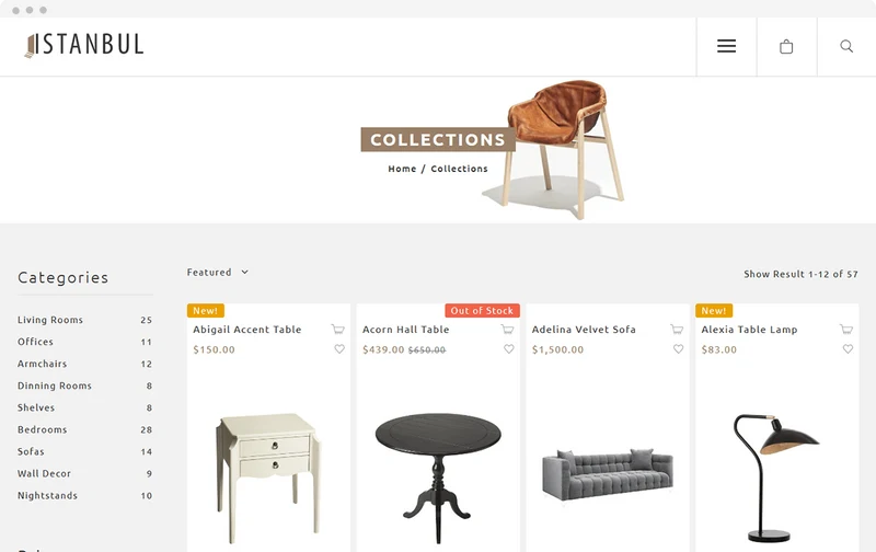 Kitchen Appliances Shopify Theme - Istanbul