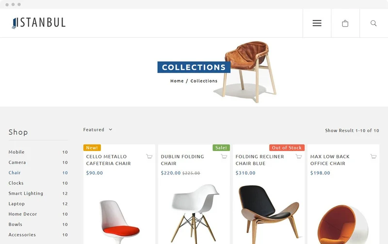 Appliances Shopify Theme - Istanbul