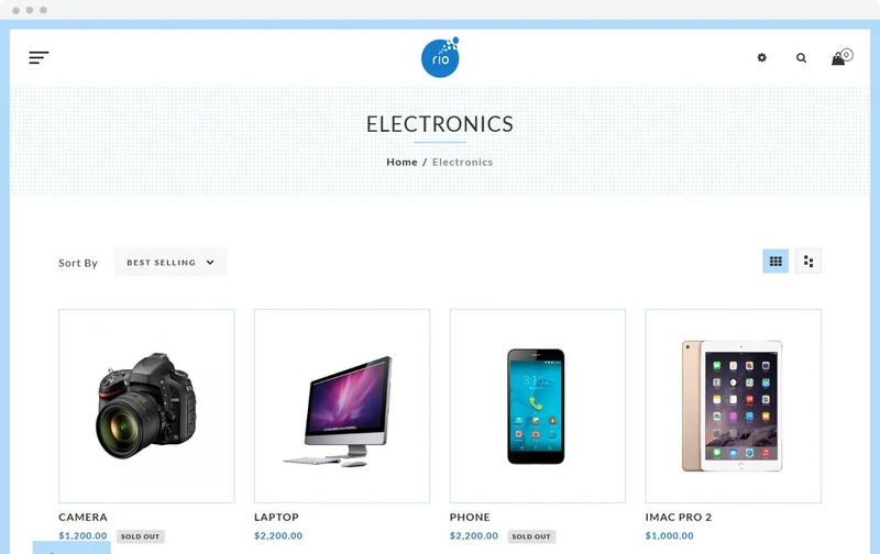 Kitchen Appliances Shopify Theme - Rio