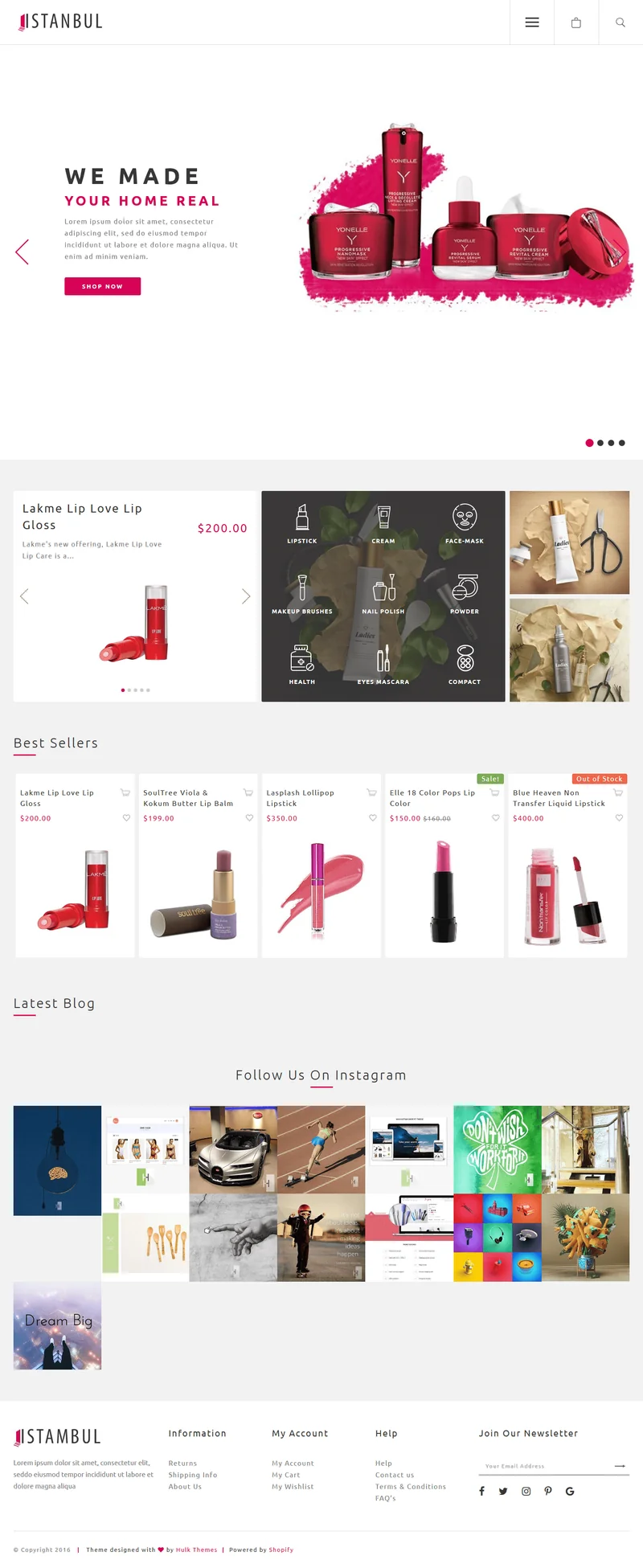 Drink Store Istanbul Shopify Theme