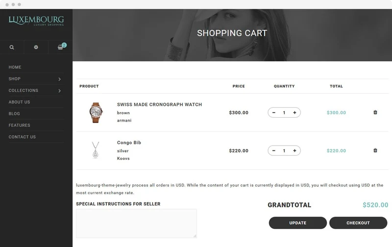 Jewelry Shopify Theme - Luxembourg - HulkApps
