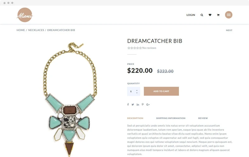 Jewelry Shopify Theme - Miami - HulkApps