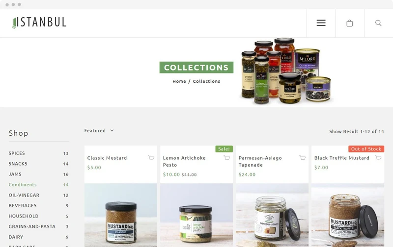 Jewelry Store Istanbul Shopify Theme