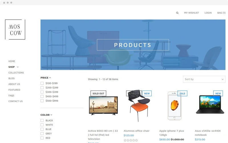 Health Store Moscow Shopify Theme