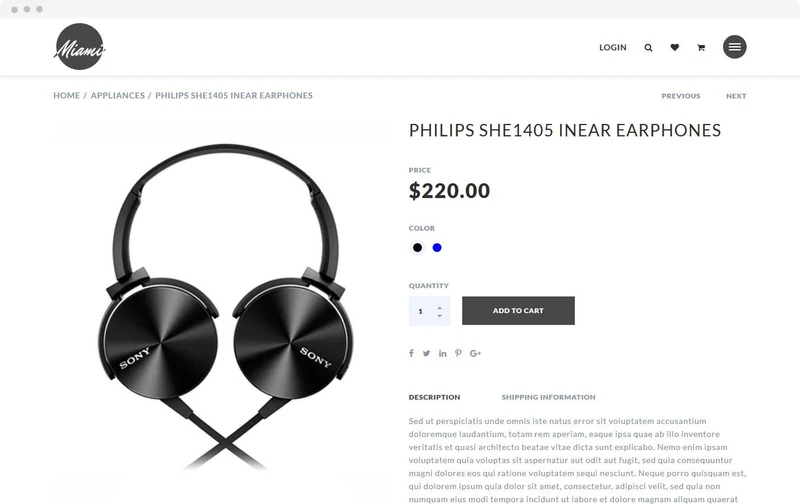 Health Shopify Theme - Miami